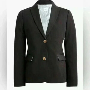 NWT J. Crew Two Button Notch Collar Blazer Lined Pockets Women’s Size 4